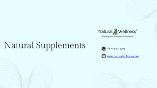 Natural Supplements - naturalwellness.com