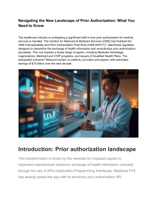 Navigating the New Landscape of Prior Authorization_ What You Need to Know 1