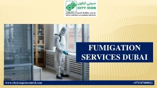FUMIGATION SERVICES DUBAI