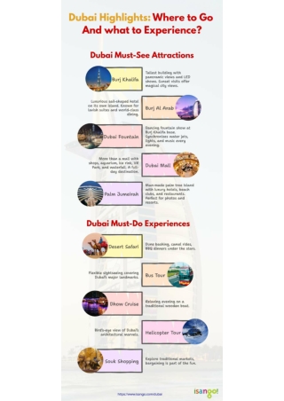 Dubai's Must See Attractions!