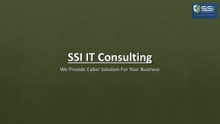 Expert IT Infrastructure Consulting in Munich | SSI IT Professional Solutions