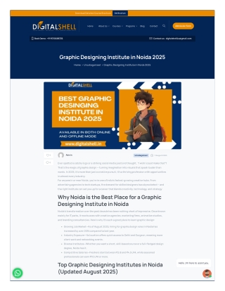 Graphic Designing Institute in Noida 2025