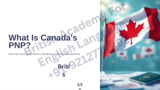 What Is Canada's PNP