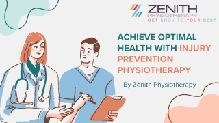 Trusted Injury Prevention Physiotherapy Solutions