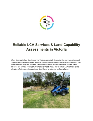 About Land Capability Assessments: What You Need to Know