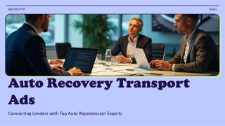 Connect with Top-Rated Auto Repossession Agencies