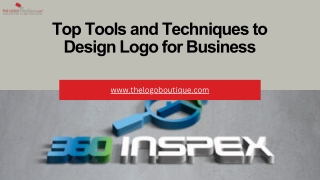 Top Tools and Techniques to Design Logo for Business