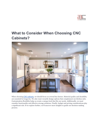 What to Consider When Choosing CNC Cabinets_