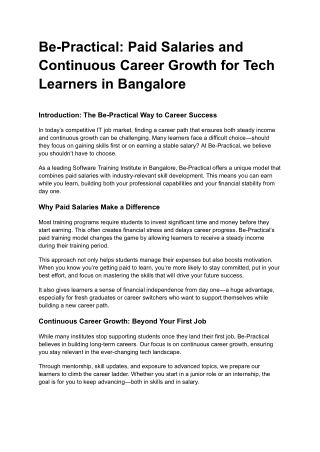 Be-Practical_ Paid Salaries and Continuous Career Growth for Tech Learners in Bangalore