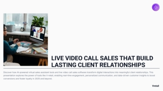 Live Video Call Sales That Build Lasting Client Relationships