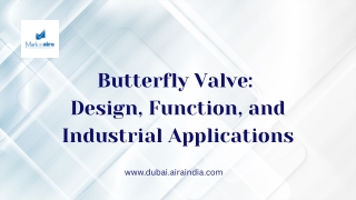 Butterfly Valve Design, Function, and Industrial Applications
