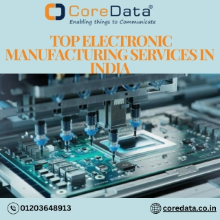 Leading Electronic Manufacturing Service Providers in India
