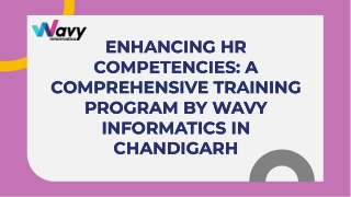 Wavy Informatics: Expert HR Management Training in Chandigarh for Career Growth