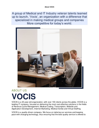 About VOCIS Revenue Cycle Management Company