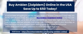 Buy Ambien (Zolpidem) Online in the USA – Save Up to $50 Today!