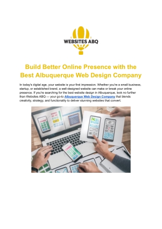 Affordable Albuquerque Web Design