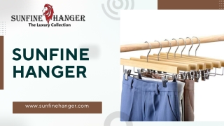 Discover Premium Quality with SunFine’s Wooden Hangers Wholesale