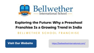 K-12 School Franchise in India | Preschool Franchise