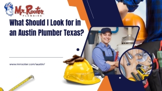 What Should I Look for in an Austin Plumber Texas