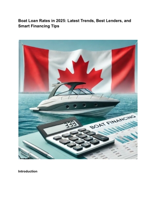 Boat Loan Rates in 2025_ Latest Trends, Best Lenders, and Smart Financing Tips