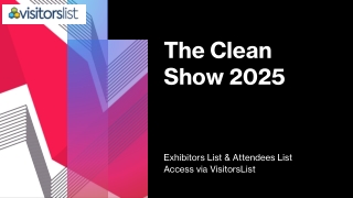 The Clean Show 2025