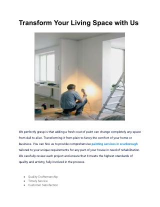 Transform Your Living Space with Us