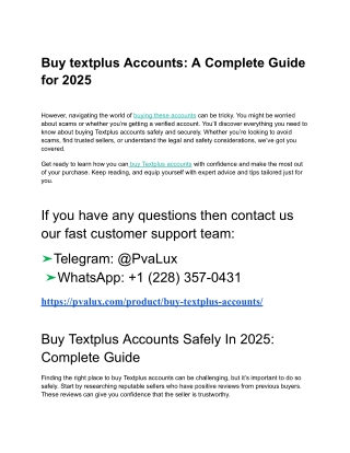 Managing Subscriptions and Credits on textPlus