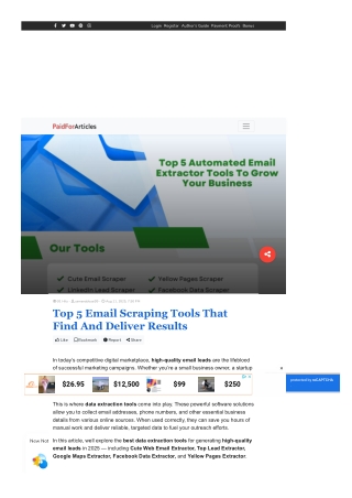 Top 5 Email Scraping Tools That Find And Deliver Results