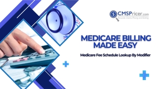 Medicare Billing Made Easy| Medicare Fee Schedule Lookup by Modifier
