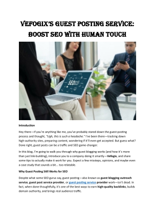 Vefogix’s Guest Posting Service  Boost SEO with Human Touch (1)