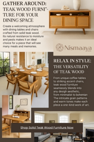 Shop Solid Teak Wood Furniture Now