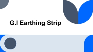 G.I Earthing Strip