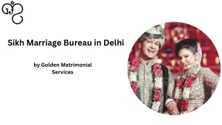 Sikh Marriage Bureau in Delhi