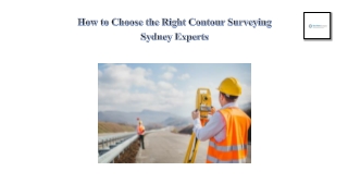 How to Choose the Right Contour Surveying Sydney Experts
