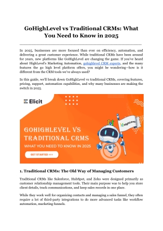 GoHighLevel vs Traditional CRMs_ What You Need to Know in 2025