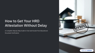 Fast & Hassle-Free HRD Attestation Services in India | World Document Services