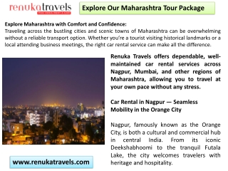 Renuka Travels - Car Rental Service in India