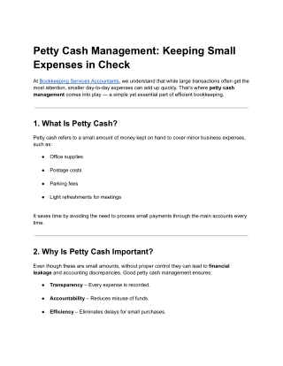 Petty Cash Management_ Keeping Small Expenses in Check