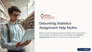 Debunking Myths About Statistics Assignment Help