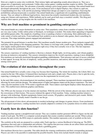 Many  Typical  Casino Site  Video Game -  Discovering the  Appeal of Slot Machin