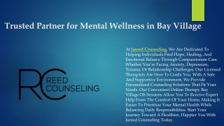 Trusted Partner for Mental Wellness in Bay Village