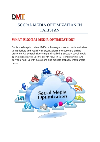 SOCIAL MEDIA OPTIMIZATION IN PAKISTAN