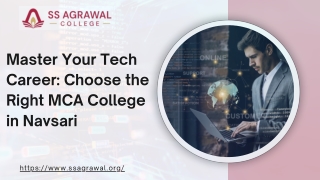 Master Your Tech Career Choose the Right MCA College in Navsari