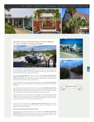 Vacation Home Rentals New Smyrna Beach FL Your Perfect Getaway Awaits