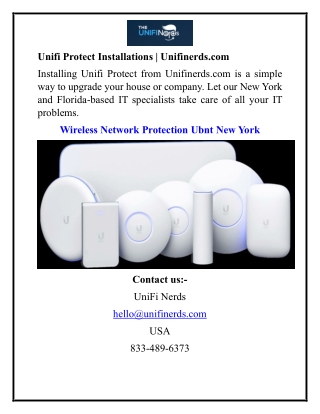 Unifi Protect Installations Unifinerds.com