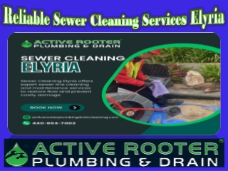 Reliable Sewer Cleaning Services Elyria
