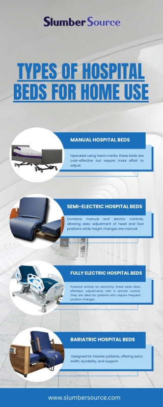 it’s important to understand the different types of hospital beds available