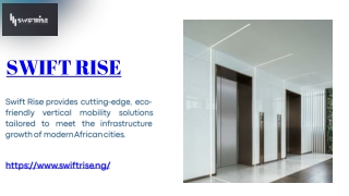 Swift Rise: Professional Lift Installation in Lagos
