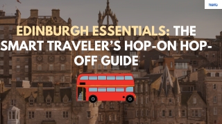 See Edinburgh Your Way with Sightseeing Bus Tours