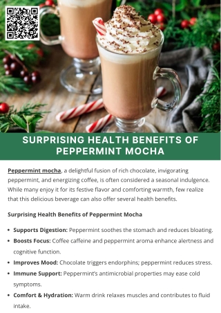 Surprising Health Benefits of Peppermint Mocha